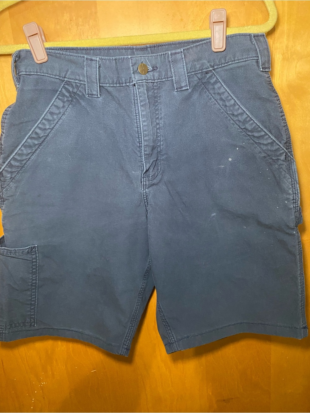 Carhartt Navy Blue Work Cargo Shorts